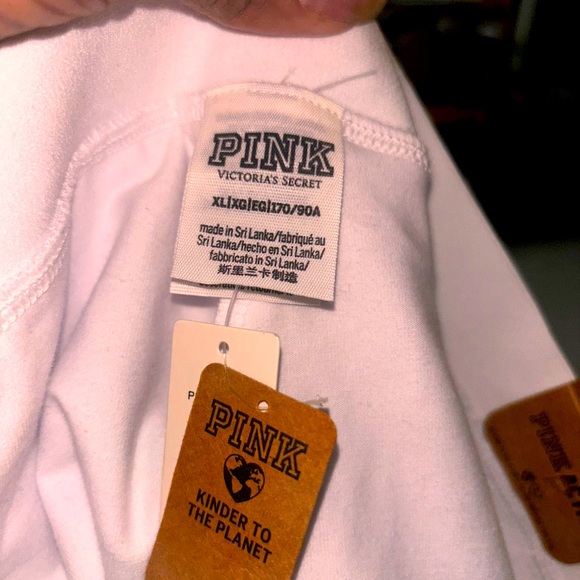 Pink Victoria Secret White Mini Scort. XL. Elas Waist. See ways to wear - Picture 8 of 9